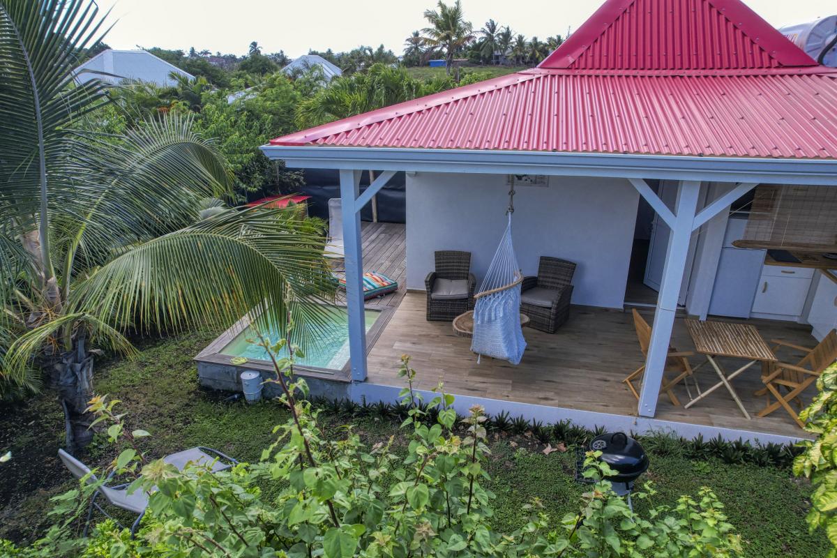 12 Location Villa 1 chambre Saint François Guadeloupe-vue du ciel